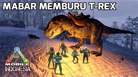 Mabar Cara Taming T Rex Cepat Dan Mudah Ark Survival Mobile