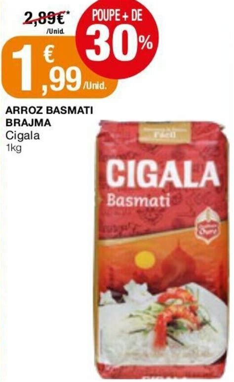 Promo O Arroz Basmati Brajma Cigala Kg Em Intermarch