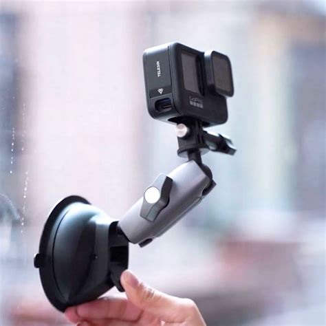 Ventosa Engate Rápido para Câmeras GoPro e Similares