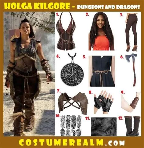 Dress Like Holga Kilgore From Dungeons And Dragons Dragon Halloween