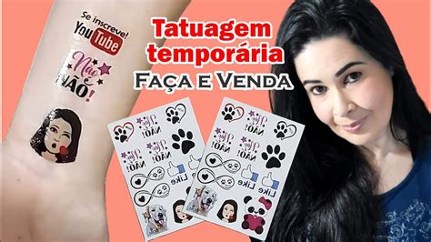 Como Fazer Tatuagem Tempor Ria Youtube