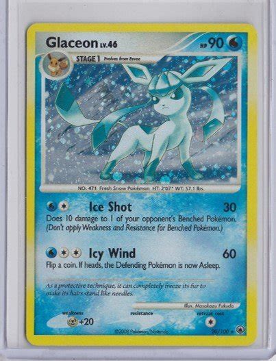 Glaceon Holo Rare Brugt Brugte Kort Pokemonshop