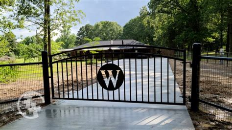 Custom Gates For Driveway In Huntsville Tx Fence Plus