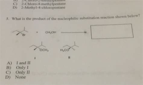 Solved C 2 Chloro 4 Methylpentane D