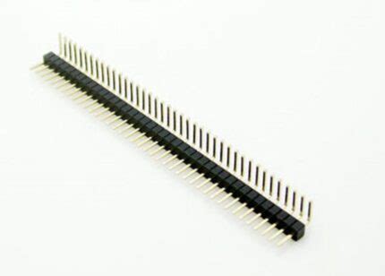 40 Pin Single Row Right Angle Rectangular Male Header Pin Strip