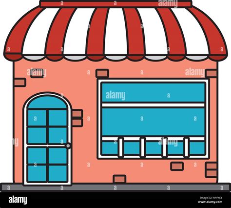 Shopping Store Cartoon Stock Vector Image Art Alamy