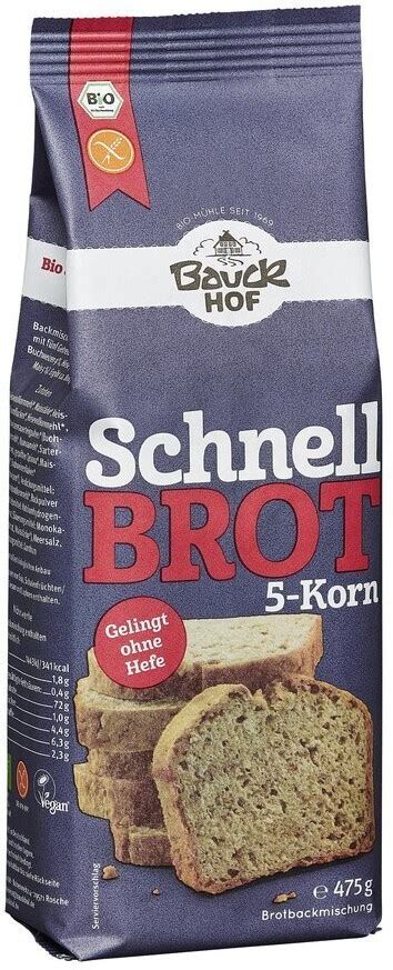 Bauckhof Schnellbrot Korn Glutenfrei Bio G Ab