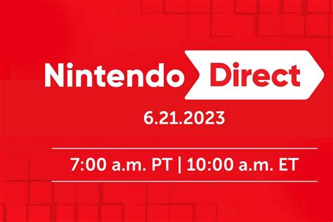 Nintendo Direct Junio Confirmado Oficialmente M S De Minutos