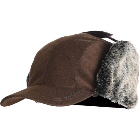 Casquette Homme Somlys 917 Avec Cache Oreilles Fourres Marron