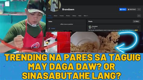 TRENDING NA PARESAN SA TAGUIG MAY NAKITANG DAGA SA KANIN OR