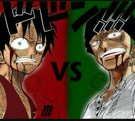 Luffy Vs Zorro Who D Win One Piece Amino