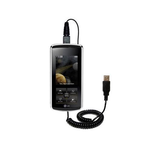 Coiled Power Hot Sync Usb Cable Suitable For The Motorola Venus With Both Data And Charge