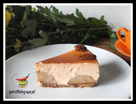 Sernik Z Jab Kami I Solonym Karmelem Cheesecake With Apples And Salted