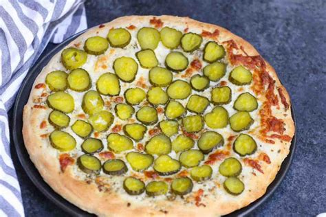 Dill Pickle Pizza And Easy Homemade Dough