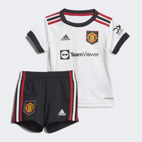 Adidas Manchester United 2223 Away Baby Kit White Adidas Uk