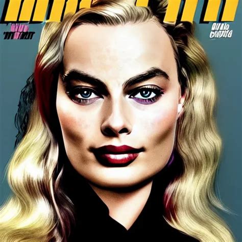 Margot Robbie Gta Cover Art Stable Diffusion