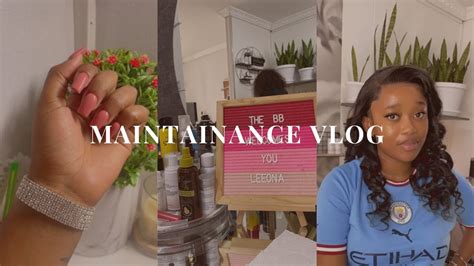 Maintenance Vlog Nails Hair Lashes South African Youtuber Youtube