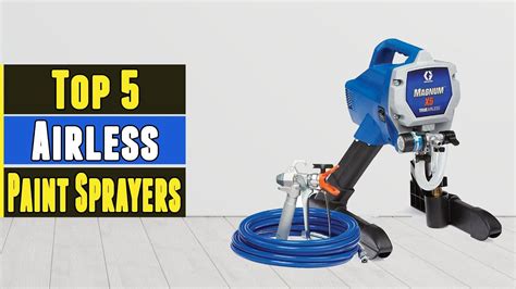 Top 5 Best Airless Paint Sprayers 2021 Youtube