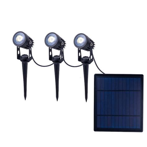 Spots Solaires Aluminium Nave Lumens Lot De Eclairage Spot