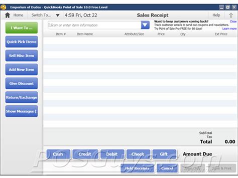 Intuit Quickbooks Point Of Sale Basic Pos Software