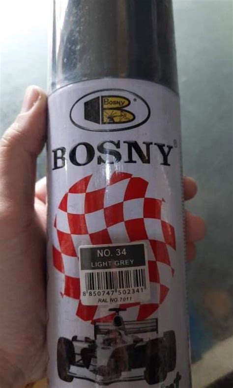 BOSNY 100 Acrylic Spray Paint Available In Regular And Metallic