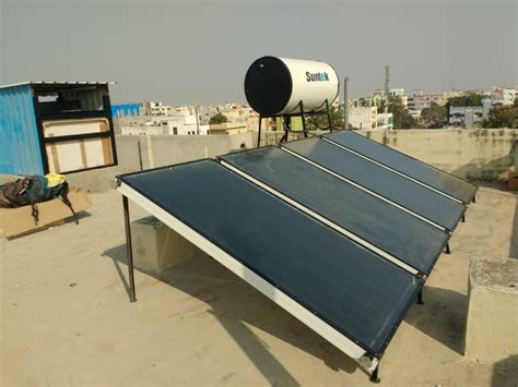 Suntek 8 200 LPD FPC Solar Water Heater For Residential Model Name