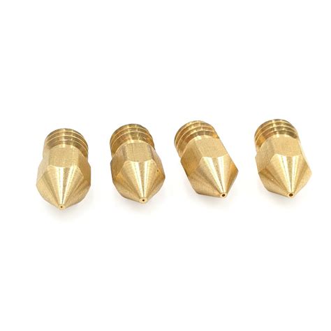 5pcs Lot Mk8 Brass Nozzle 0 2mm 0 3mm 0 4mm 0 5mm Extruder Print Head Nozzle 3dpmav