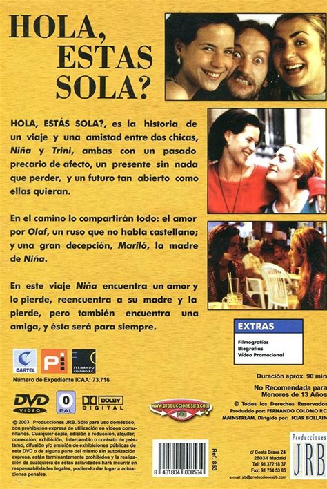 Sección visual de Hola estás sola FilmAffinity