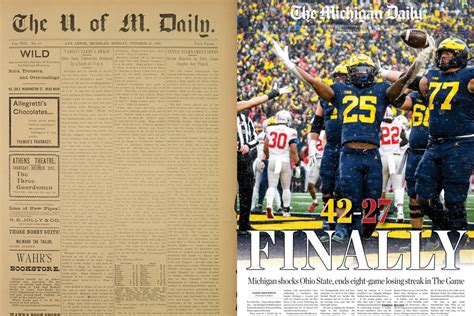 A timeline of the Michigan-Ohio State rivalry throughout history