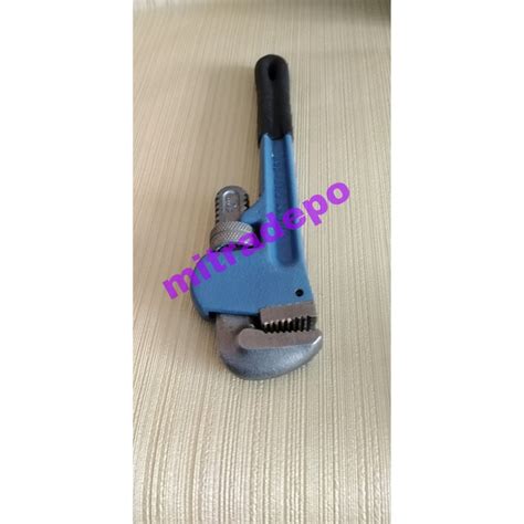 Jual Kunci Pipa Heavy Duty Pipe Wrench Dengan Gagang Karet R Tenka