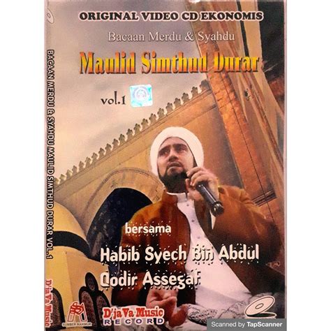 Jual Maulid Simthud Durar Vol 1 Habib Syech Bin Abdul Qodir Assegaf