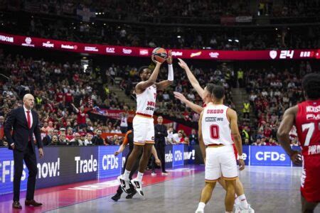 Euroleague Le R Ve Envol De L As Monaco Basket Battu Par L Olympiakos