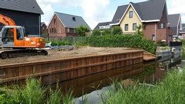 Amersfoort Houten Damwand Bij Nieuw Te Bouwen Huis