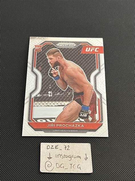 Jiri Prochazka 2021 Panini Prizm UFC RC Rookie 84 M NM EBay