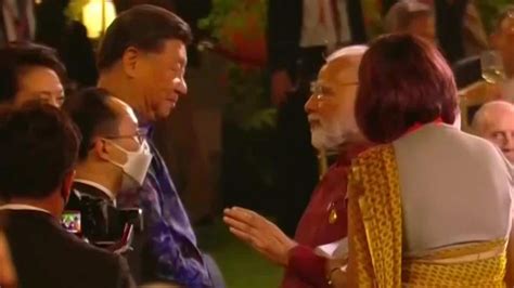 Modi Xi Jinping Shake Hands At G20 Dinner In First Meeting Since