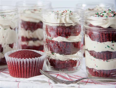 Red Velvet Mason Jar Cupcakes Boston Girl Bakes