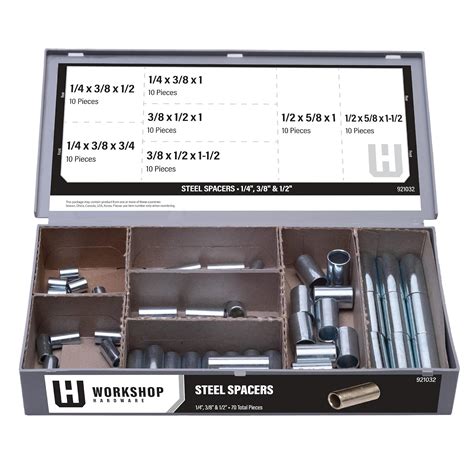 Workshop Hardware Fastener Assortment Kit Seamless Steel