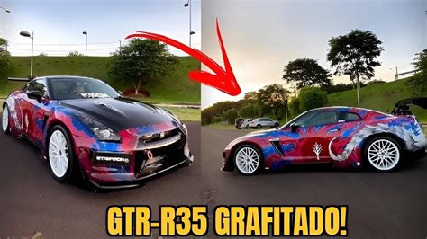 Primeiro Gtr R Grafitado Da Am Rica Renato Garcia Olha Como Ficou O