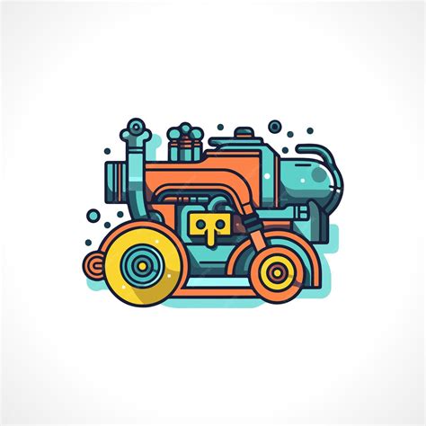 Premium Vector | Engine vector illustration engine logo design car engine