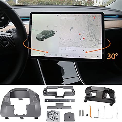 KEJIU Fit Tesla Model 3 Y Screen Rotating Holder Accessories For 2017