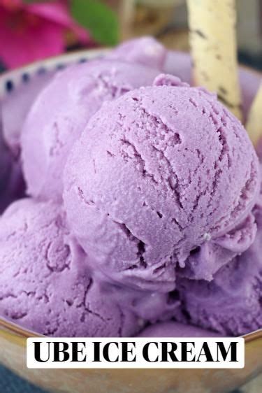 Easy No Churn Ube Ice Cream Foxy Folksy Recipe Ice Cream Taro