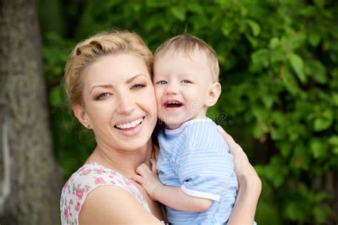 Mom And Son Stock Photo Image Of Female Happiness Blonde 20024952