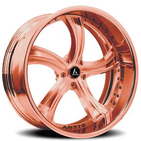 Artis Forged Wheels Bully Rose Gold Rims Atf