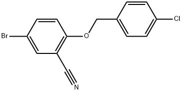 5 Bromo 2 4 Chlorophenyl Methoxy Benzonitrile 938145 26 7