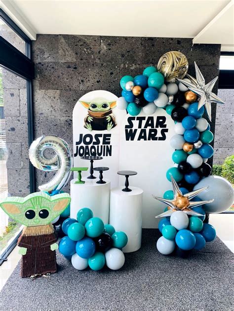 Al estilo starwars Fiestas tematicas para niños Decoracion