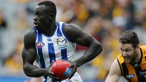 Majak Daw North Melbourne return, recovery, Bolte Bridge fall | Herald Sun