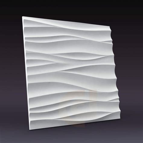 Гипсовые 3D панели "Волна Бесконечность"(Silk)