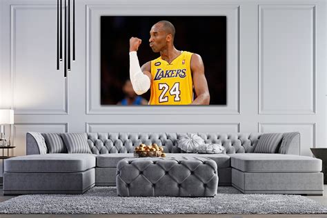 Kobe Bryant Legend Canvas Wall Art Premium Canvas High Etsy