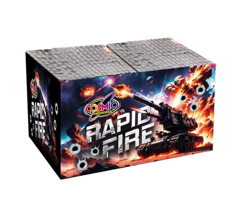 Rapid Fire Cosmic Cosmic Fireworks