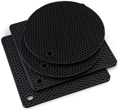 Smithcraft Silicone Trivets For Hot Dishes Pots And Pans Silicone Pot Holders Table